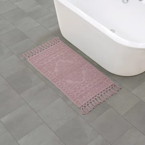 Miniatura 42 de French Connection Nellore Alfombras de Baño, Tapetes de Baño Tejidos y con Cuentas, Tapetes de Baño Duraderos y Gruesos para Baño y Alfombras