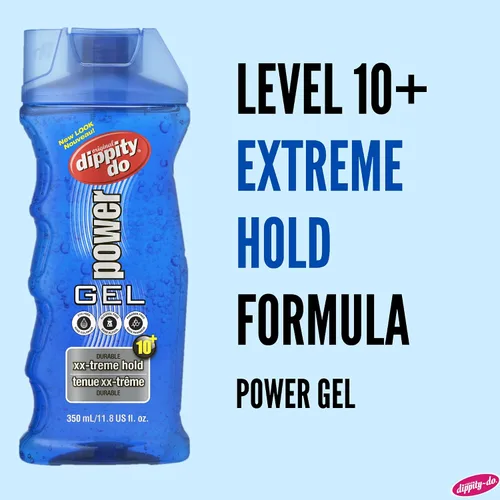 Miniatura 4 de Dippity Do Power XX-treme Hold Gel para el cabello duradero, alto brillo, sujeción durante todo el día, no graso, sensación natural, no descamado