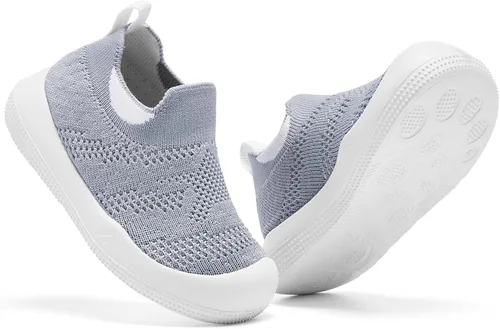 Miniatura 4 de TODDLLUBY Baby Socks Shoes Breathable Infant Non Slip Walking Sneakers
