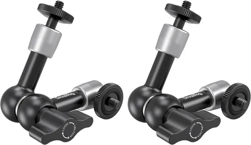 Miniatura 9 de SmallRig Brazo mágico articulado de fricción ajustable de 5,5 pulgadas, con ambos tornillos de 1/4" para el monitor LCD/luces LED