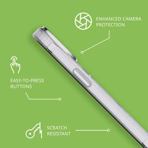Miniatura 7 de Tech21 Evo - Funda transparente para iPhone 16e y 15, compatible con MagSafe, funda de protección contra impactos, transparente