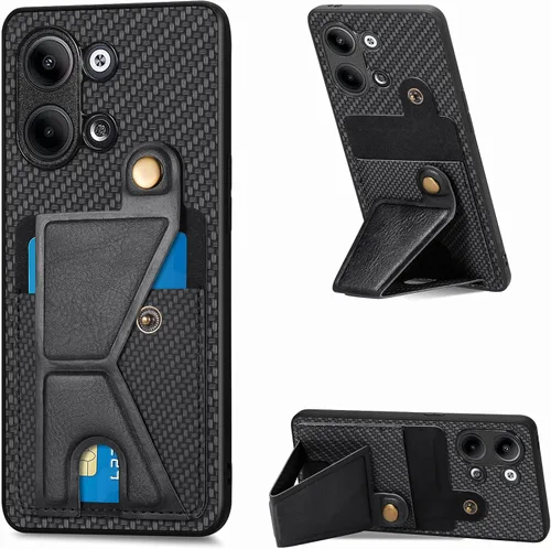 Miniatura 174 de Funda para Xiaomi Poco M5s 4G, Funda para Redmi Note 10 4G / Note 10S 4G / Note 11 SE (India) Funda de cuero PU ranuras para tarjetas Soporte