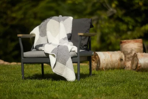 Miniatura 6 de Luxe - Manta de forro polar sherpa, ultra afelpada, ligera, suave y acogedora para cama, sofá y hogar, cálida manta de felpa bohemia, suave y Combo