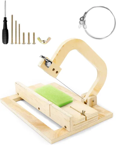 Miniatura 8 de UCEC Paquete de 2 herramientas de fabricación de jabón, alambre flexible para colgar suministros de fabricación de jabón en frío, herramienta
