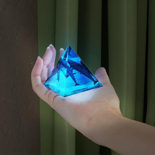 Miniatura 3 de Moldes de vela de pirámide 3D, juego de 3, moldes de fundición de resina de silicona para suministros de manualidades Pyramid-Triple-Pack