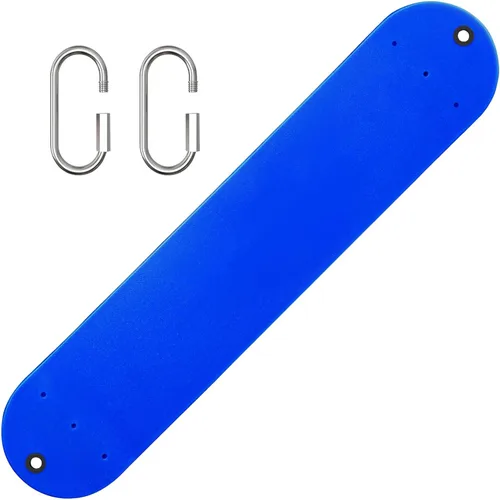 Miniatura 2 de Asiento de columpio de repuesto de asiento de columpio de EVA suave con 2 hebillas de bloqueo, soporta 300 libras, accesorios TreeSwing con ganchos
