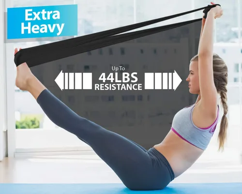 Miniatura 3 de URBNFit Bandas de resistencia profesionales – 25 yardas (75 pies) sin látex, banda elástica para ejercicio, sin olor, sin polvo, perfectas