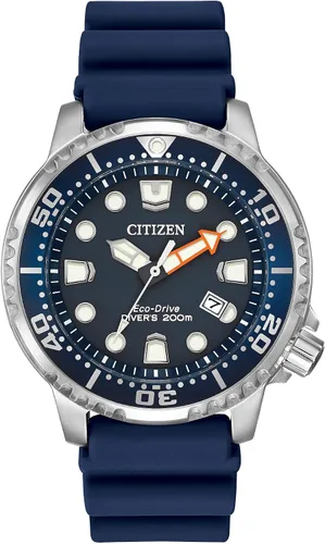 Miniatura 8 de Citizen Promaster Dive Eco-Drive Watch, 3-Hand Date, ISO Certified, Luminous Hands and Markers, Rotating Bezel