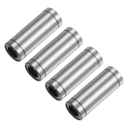 Miniatura 6 de uxcell 12 rodamientos lineales de bolas LM6UU, diámetro de diámetro de 0.236 in, diámetro exterior de 0.472 in, longitud de 0.748 in, rodamiento