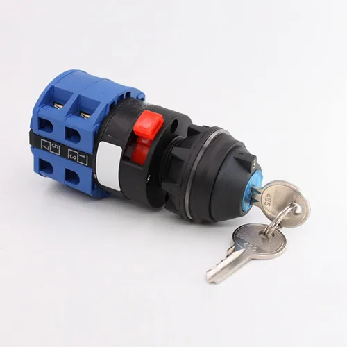 Miniatura 5 de Interruptor selector de cambio universal con llave, interruptor de transferencia de energía, LW26-25 C04/2CUY 380V 25A Motor, generadores de bomba