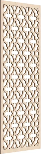 Miniatura 12 de Madison Paneles de pared decorativos de madera con calado, 9 3/8 pulgadas de ancho x 24 3/8 pulgadas de alto x 3/8 de alto, roble rojo rojo (Red Oak)