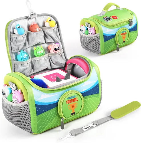 Miniatura 12 de Estuche de Transporte OUKNAK para el Set Inicial de Toniebox, Bolsa de Almacenamiento para Portador de Toniebox 2, Estuche de Transporte para Gris