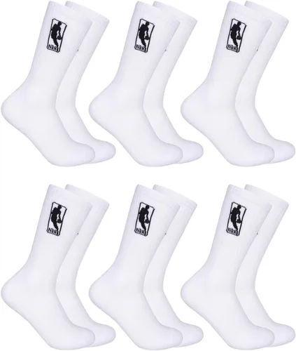 Miniatura 8 de Ultra Game Men’s NBA Official Athletic Cushioned Secure Fit Crew Socks - 6 Pack