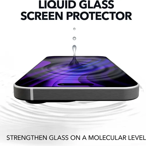 Miniatura 3 de cellhelmet Protector de pantalla de vidrio líquido con garantía de reparación de $500 Nano protección resistente a arañazos y roturas Universal