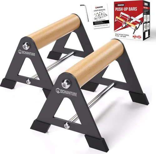 Miniatura 11 de Push Up Bar - Heavy-Duty Stainless Steel Pushup Stands with Non-Slip Base, 660LB Capacity, Portable Home Gym Equipment for Strength Training & Floor