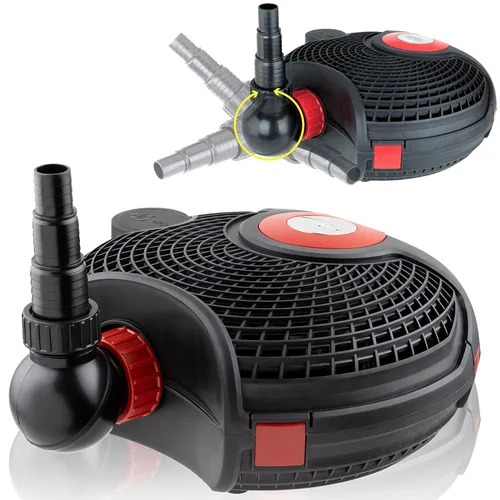 Miniatura 15 de Alpine Corporation - Eco-Sphere 1400 GPH Bomba de ahorro de energía con cable de 33 pies para estanques, fuentes, cascadas y sistemas de filtración