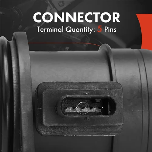 Miniatura 2 de A-Premium Conjunto de sensor de flujo de aire masivo [5 pines, L4 1.6L] MAF compatible con Mini Cooper 2007-2011