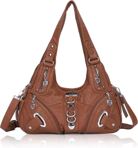 Miniatura 26 de Angelkiss Hobo Carteras y bolsos para mujeres Bolso de mano para mujeres Carteras grandes Bolsos de hombro diarios Purses, handbags, Handbag