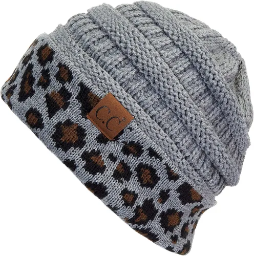 Miniatura 547 de C.C Trendy Warm Chunky Soft Stretch Cable Knit Beanie