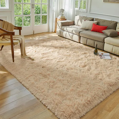 Miniatura 40 de Alfombra de área Softlife para sala de estar, alfombra lanuda mullida y esponjosa de 6 x 9 pies en color azul para dormitorio de niñas y niños, Azul