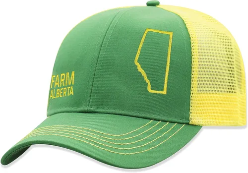 Miniatura 34 de John Deere Gorra de béisbol con logotipo y malla trasera con contraste, para hombre