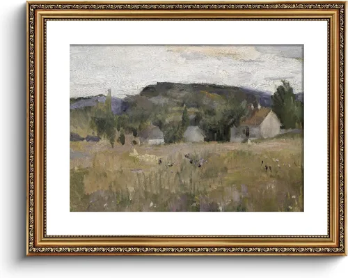 Miniatura 29 de VIYYIEA Arte de Pared con Marco Dorado Impresión en Lienzo Decoración del Hogar para Sala de Estar Mujeres Leyendo Cuadros para Dormitorio Baño