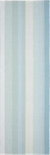 Miniatura 7 de Dash & Albert Barbados - Alfombra de algodón tejida a mano con rayas azules, 5 x 8 pies, patrón de rayas azules