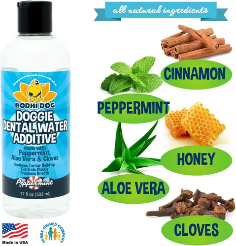 Miniatura 3 de Bodhi Dog Peppermint - Aditivo de agua dental para perros – Aditivo de agua dental para perros y mascotas – Dientes, aliento y encías saludables