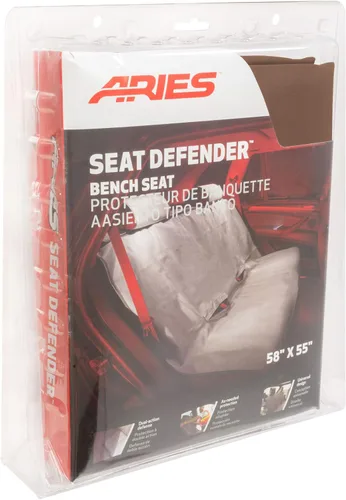 Miniatura 8 de ARIES 3146-18 Seat Defender 58 pulgadas x 55 pulgadas, protector universal impermeable marrón para asiento de coche