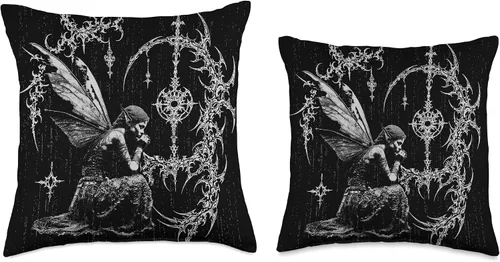 Miniatura 3 de Y2K Grunge Fairy Alt Gothic Sigilism - Almohada gráfica vintage