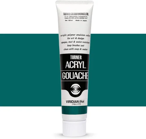Miniatura 11 de Turner Colour Works Acryl Gouache Artist - Pintura acrílica (tubo individual de 3.4 fl oz), color verde oliva