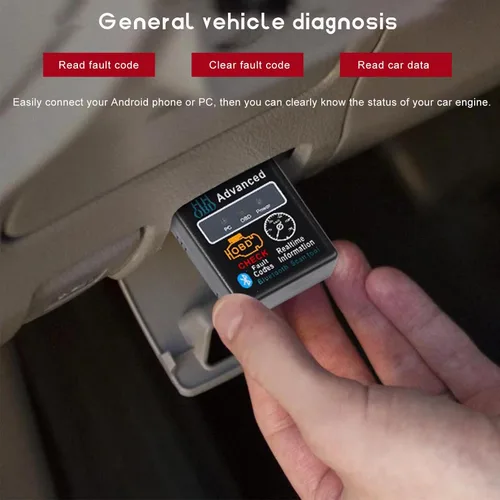 Miniatura 6 de Escáner Bluetooth OBD2 para Coche, Lector de Códigos de Diagnóstico Inalámbrico OBD II, Herramienta de Escaneo Bluetooth, Adaptador Universal