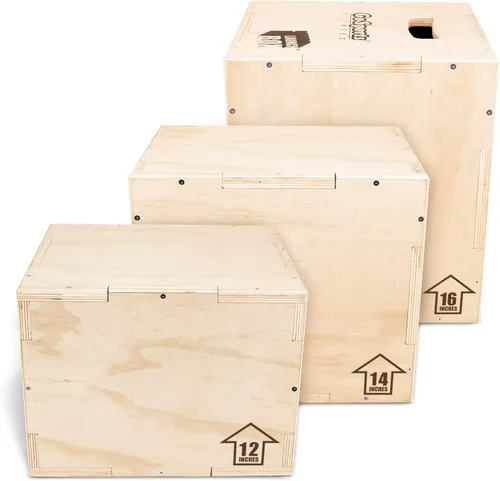 Miniatura 8 de GoSports Fitness Caja de salto pliométrica 3 en 1 - Pequeña, estándar o XL - Caja de lanzamiento para ejercicios de todos los niveles de habilidad
