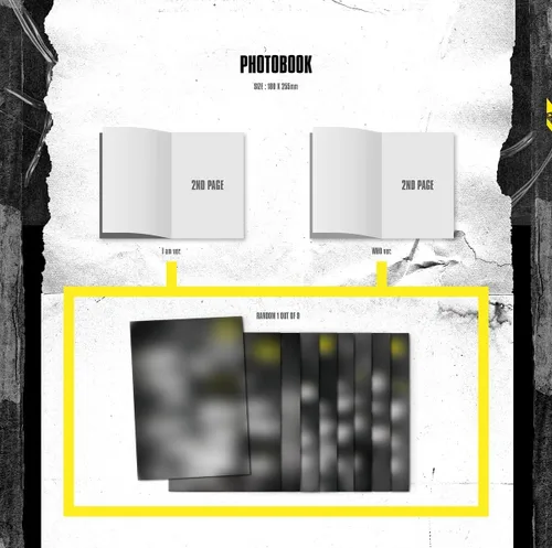 Miniatura 3 de Stray Kids - I am WHO [RANDOM ver.] (2º Mini Álbum) CD+Photobook+3 tarjetas de fotos QR+póster+póster plegable del grupo oficial+tarjeta