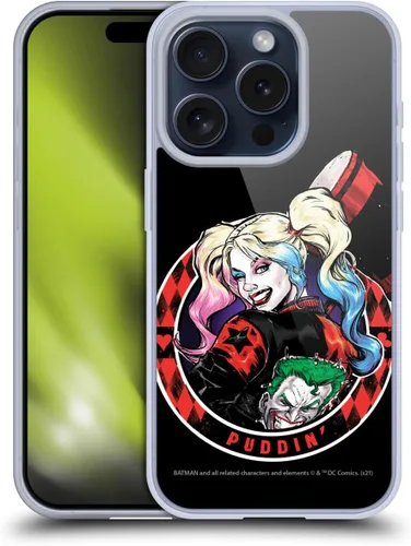 Miniatura 78 de Head Case Designs Funda de gel suave con licencia oficial de Batman DC Comics Love Hate Joker Harley Quinn Graphics [protección de grado militar]