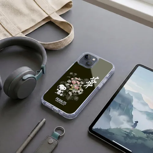 Miniatura 310 de Carcasa de gel para iPhone 7 Plus/iPhone 8 Plus, diseño de Snoopy Oriental de Peanuts, Badges
