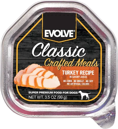 Miniatura 15 de Evolve Classic Crafted Meals - Comida húmeda para perros con estofado de ternera, 3.5 onzas, paquete de 15