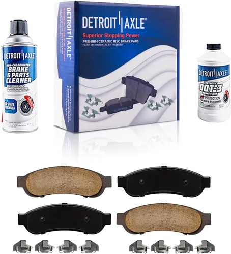 Miniatura 138 de Detroit Axle - Pastillas de Freno Delantero para Mercedes- Benz C230 C250 C300 SLK250, Pastillas de Freno Cerámica w/Reemplazo de Hardware