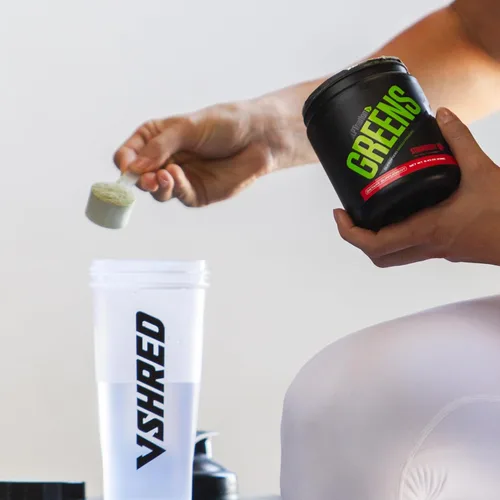 Miniatura 3 de Sculpt Nation by V Shred Greens Strawberry - Mezcla de polvo y superalimento de verduras premium con colágeno para apoyar la piel, la digestión