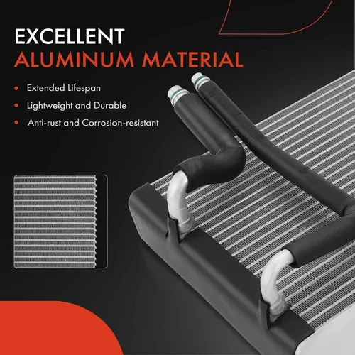 Miniatura 3 de A-Premium Núcleo de evaporador de CA delantero compatible con Nissan Frontier 2005-2016/2018-2021, Frontier 2017 2.5L/4.0L, Xterra 2005-2015