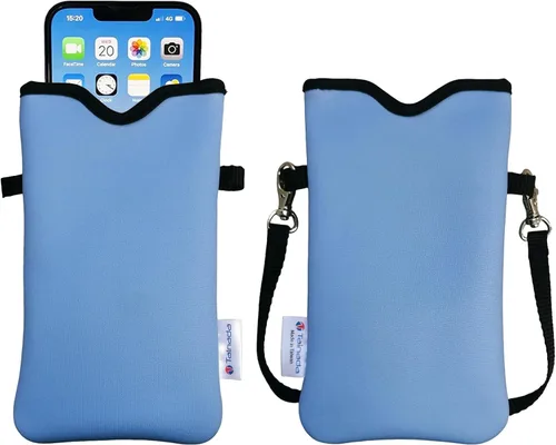 Miniatura 35 de Tainada Funda Estuche Bolsa de Neopreno para Teléfono para Hombres y Mujeres con Correa Cruzada/Cordón para el Cuello para iPhone 17/16/15 Pro Max