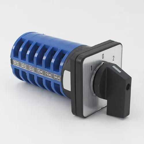 Miniatura 3 de Interruptor de cambio de 3 posiciones 24 terminales LW26-32 Ui 380V Ith 32A Universal Rotary Cam Selector Interruptor de transferencia Interruptores