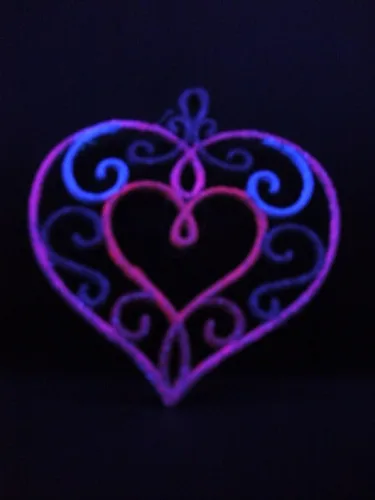 Miniatura 4 de Luz negra UV magenta de 4 onzas, neón, rave, fluorescente, pintura acrílica