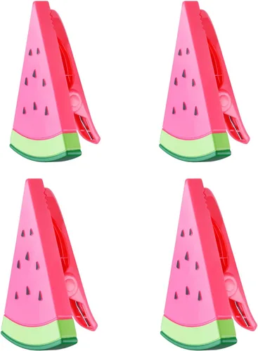 Miniatura 6 de 4 clips de toalla de playa para silla, clips de plástico de piña de tamaño grande, clips de piscina para evitar que la toalla se vuele para uso Piña