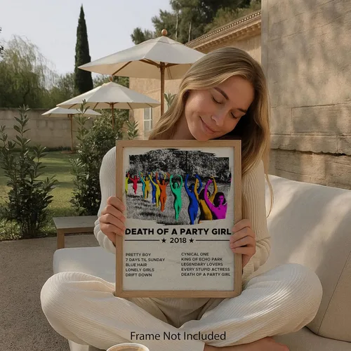 Miniatura 4 de Muerte de una Chica de Fiesta Moody Indie - Póster de Tv Girl - Póster Muerte de una Chica de Fiesta - Decoración de Tv Girl para Dormitorio