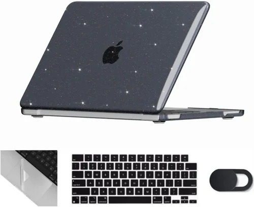 Miniatura 19 de Se7enline Funda compatible con MacBook Air de 15 pulgadas M4 M3 M2 2022-2025 A2941/A3114/A3241, funda rígida para laptop Mac Air 15.3, funda Azul