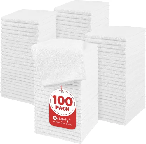 Miniatura 10 de Orighty Paquete de 5 toallas faciales de microfibra, altamente absorbentes y suaves al tacto, toallas de mano para baño, hotel, spa y gimnasio, 11.5