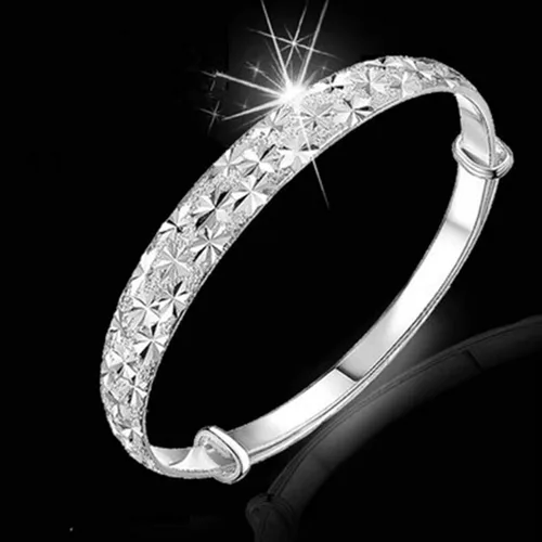 Miniatura 3 de Pulsera para mujer diseño de estrella tallada de moda para boda compromiso regalo
