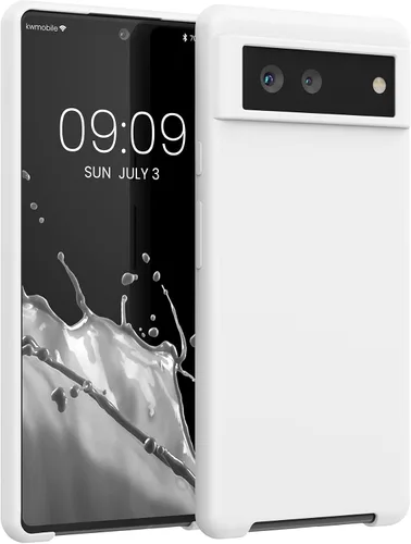 Miniatura 356 de kwmobile Funda Compatible con Google Pixel 6 Pro - Funda de teléfono de silicona TPU con acabado suave - Azul Arrecife