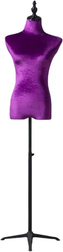 Miniatura 19 de Maniquí de cuerpo completo femenino de altura ajustable, soporte de ropa, brazo de madera desmontable utilizado para mostrar ropa (blanco, torso)